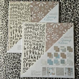 SEI Granny's Kitchen 12x12 Scrapbook Paper, Stickers, Die-Cut Tags, Tabs, Frames